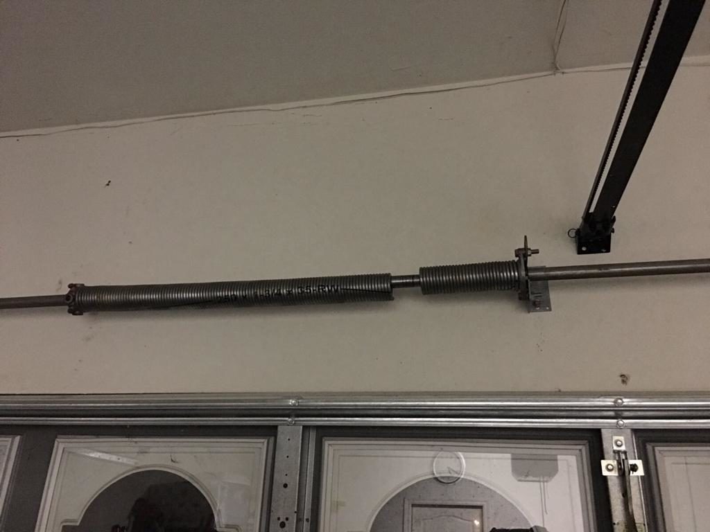 Garage Door Spring Installed Above The Door